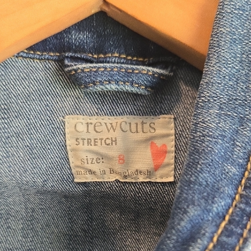 Crewcuts Blue Stretch Denim Jacket